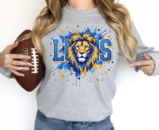Splash Lions DTF Print