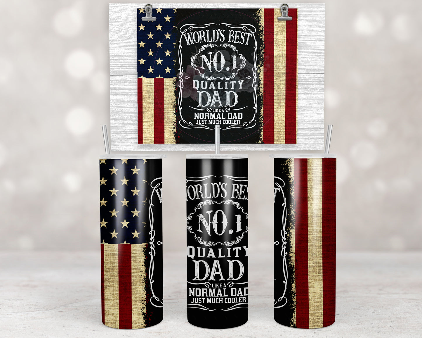 U.S. Flag Worlds No. 1 Dad