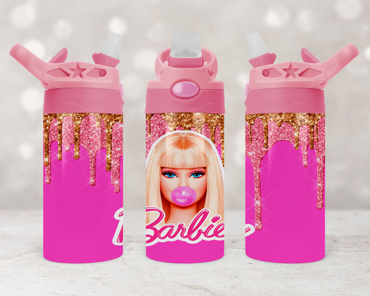 Pink and Gold Glitter Barbie