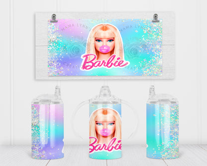 Pastel Iridescent Glitter Barbie