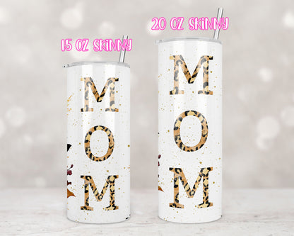 Pink and Black Floral Mom