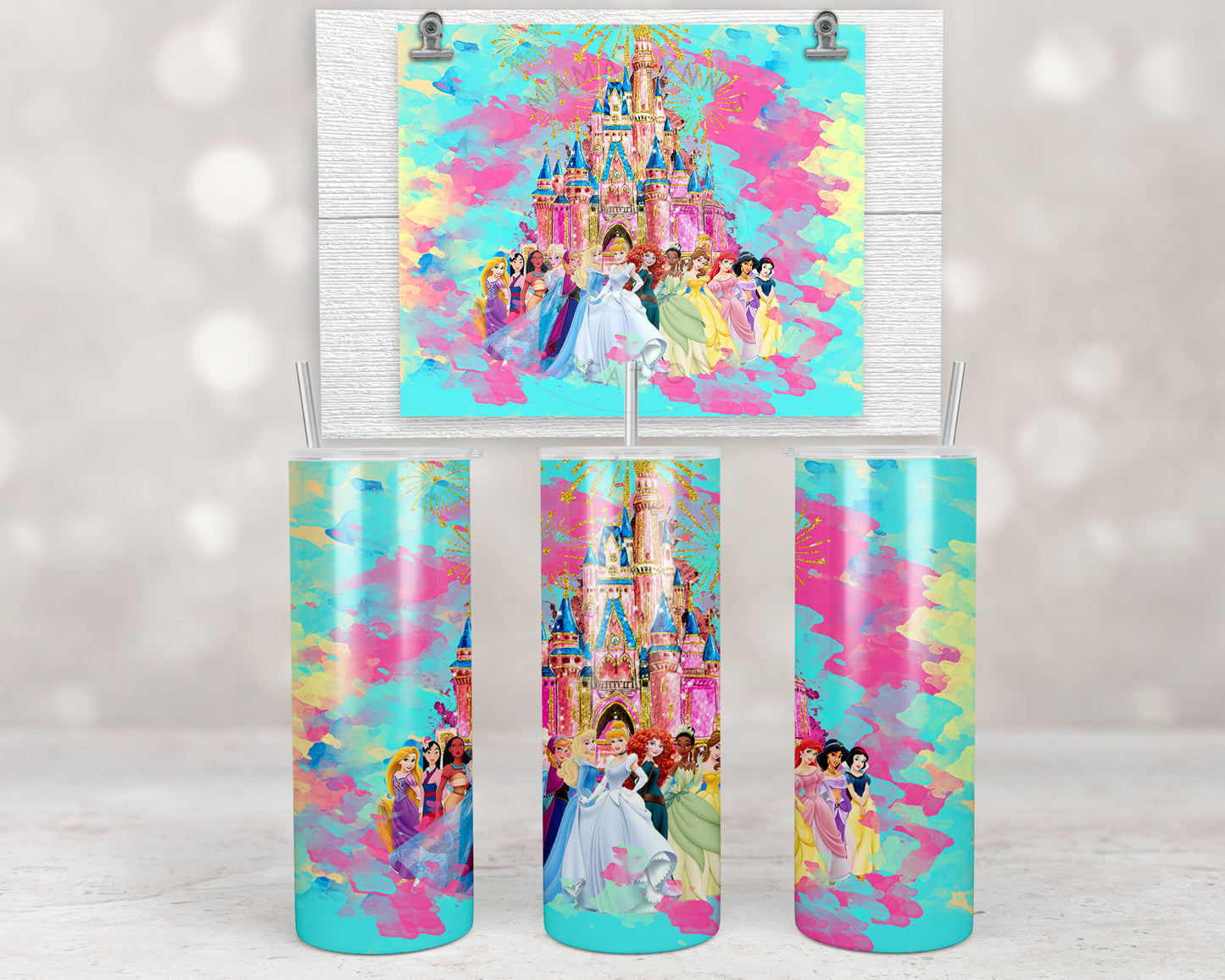 Magical Castle Princesses Design Transfers