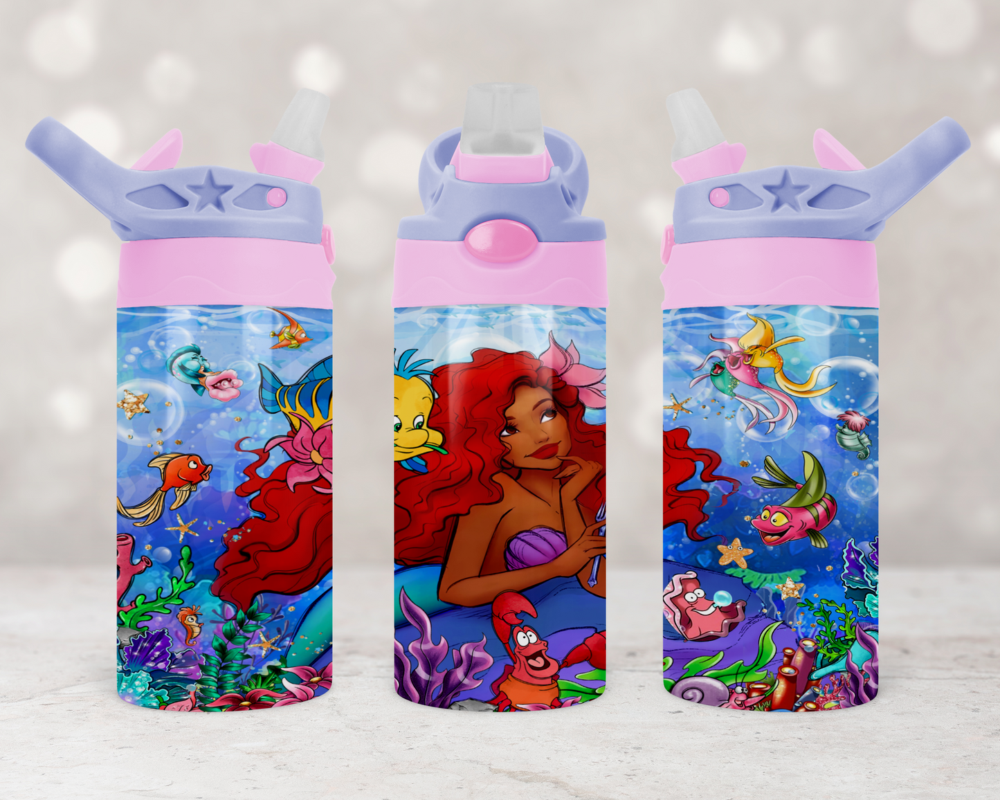 Mermaid and Friends Kids Tumbler Wrap)