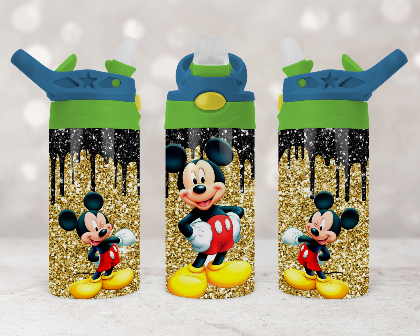 Boy Mouse Gold Glitter