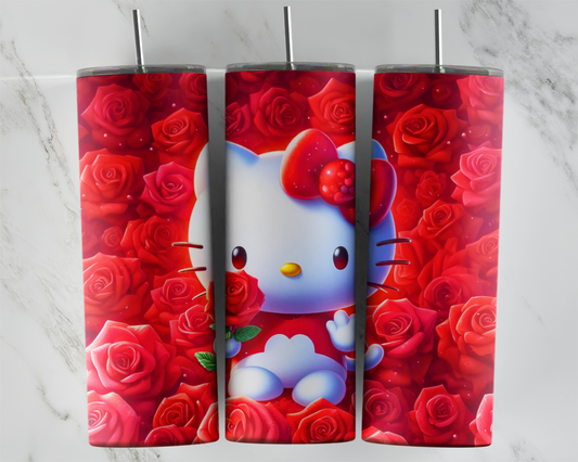 Red Rose Kitty Valentine