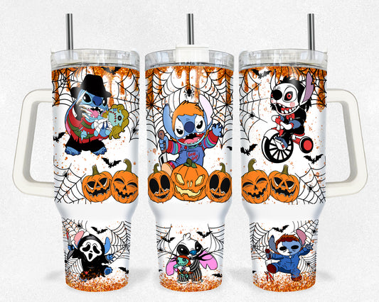 Stich DressUp Halloween 40 oz Tumbler Prints