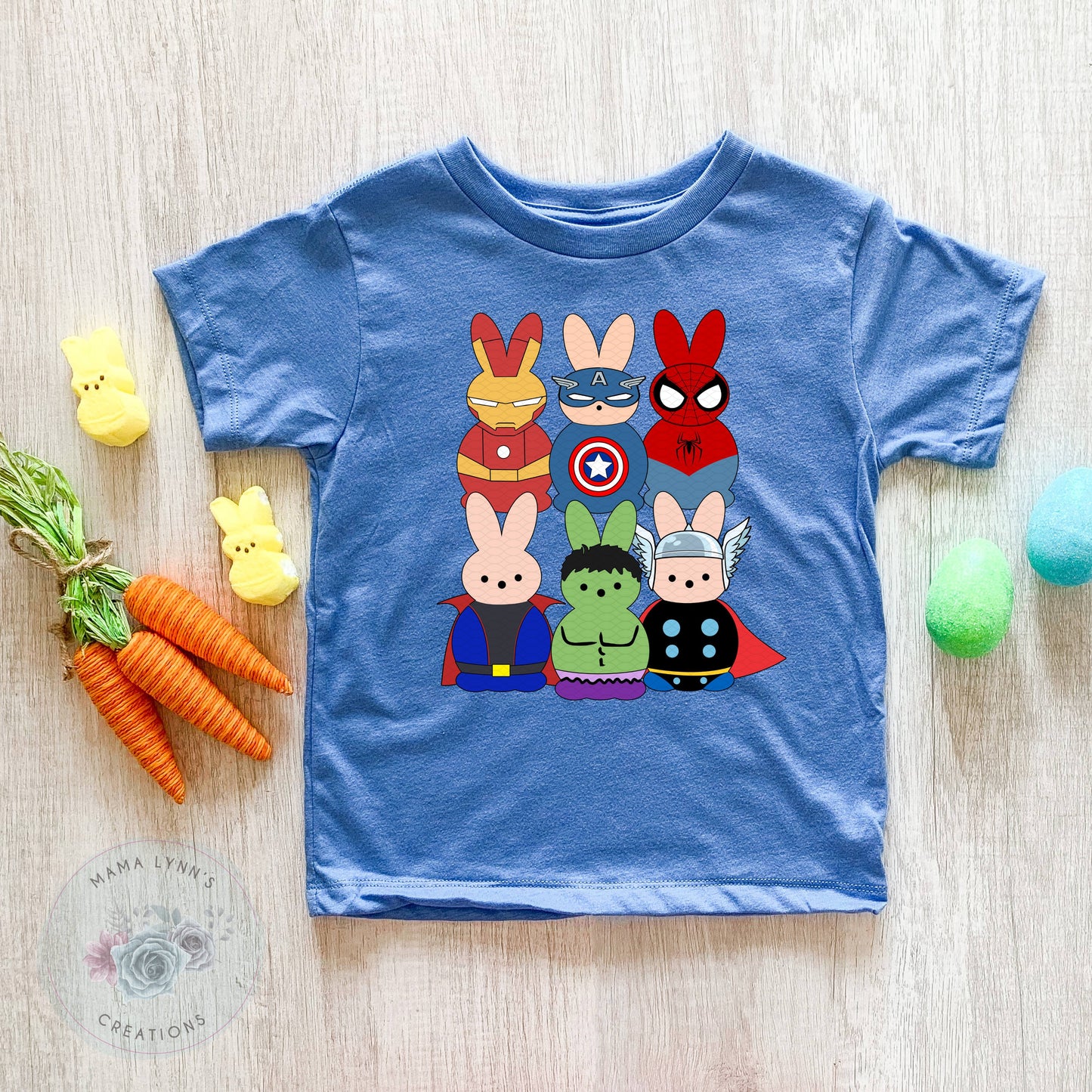 Easter Heros Bunnies Kids Htv Print