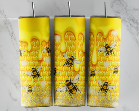 Honey Bee Hive ready to press transfer