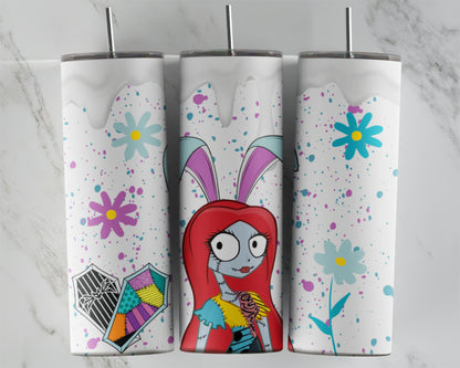 Easter Sally Bunny Tumbler Transfers