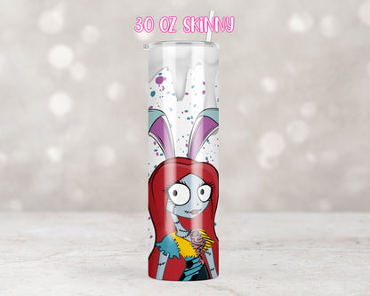 Easter Sally Bunny Tumbler Transfers