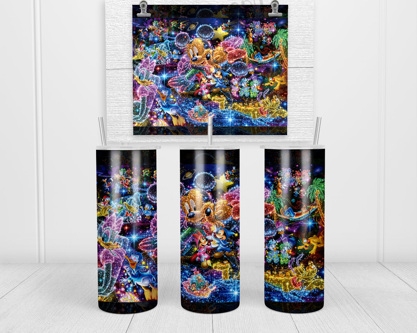 Magical Land Lights Tumbler Transfers