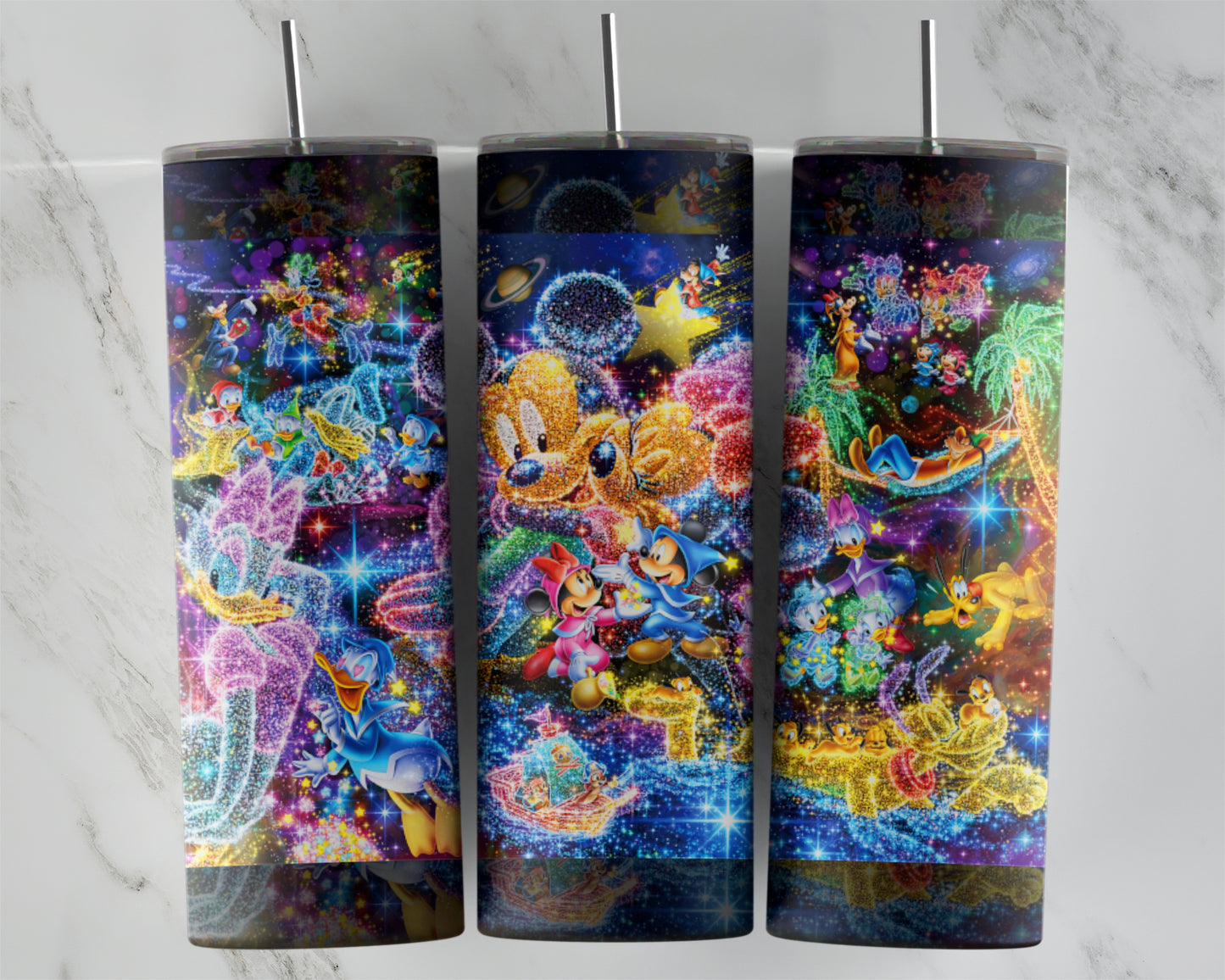 Magical Land Lights Tumbler Transfers