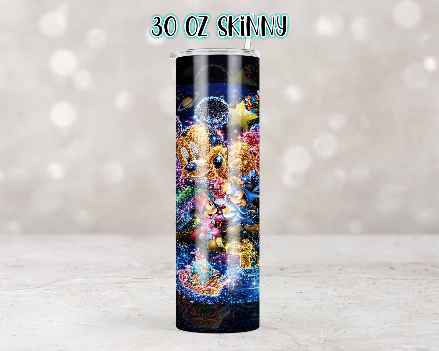 Magical Land Lights Tumbler Transfers