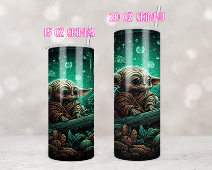 Green Alien Art Design Transfers