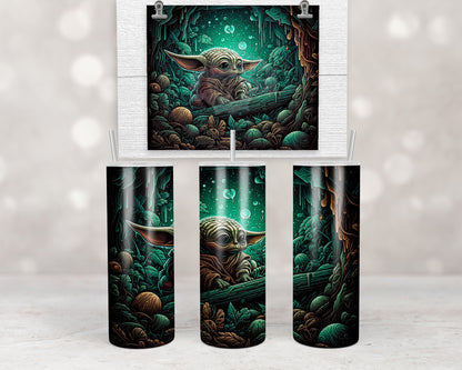 Green Alien Art Design Transfers