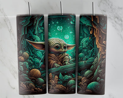 Green Alien Art Design Transfers