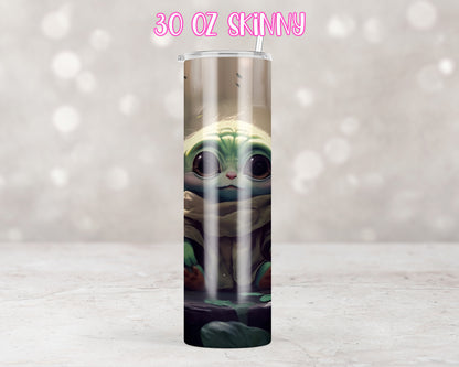 Floral Green Alien Design Transfers