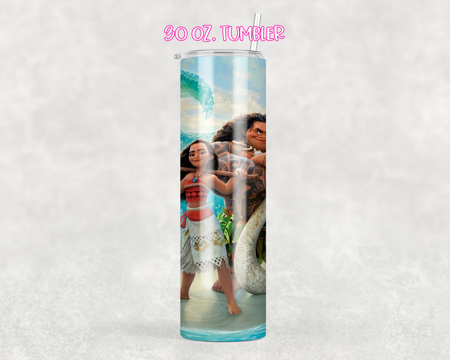 Island Princess and Friends Tumbler Transfers