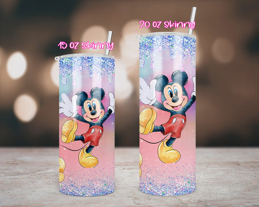 Pastel Mouse Tumbler Transfers