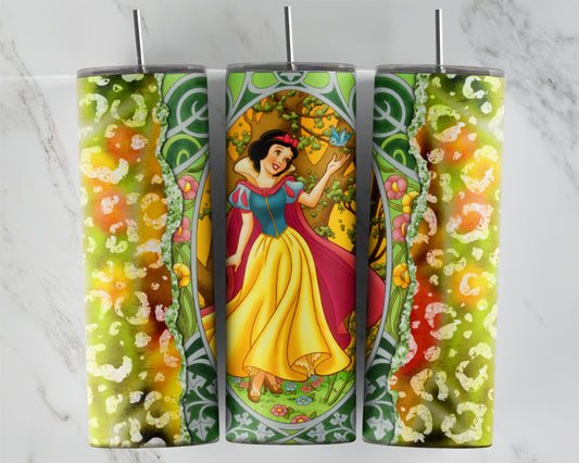 Posion Apple Princess Tumbler Transfers