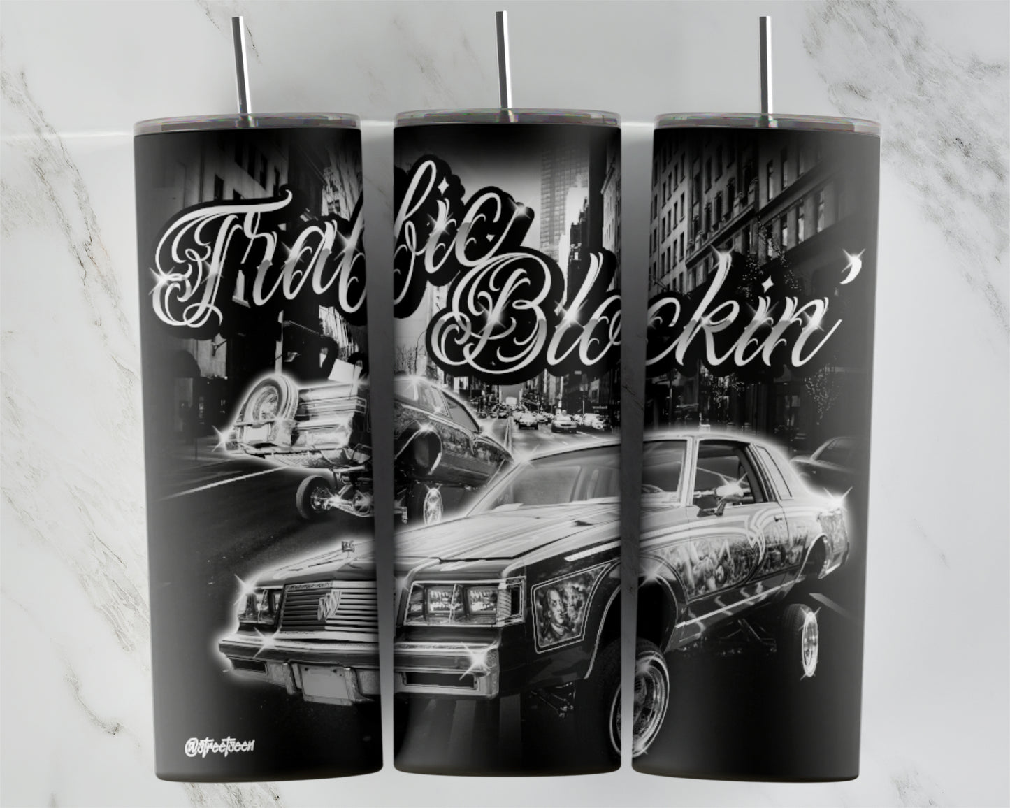 Traffic Blockin Lowrider Design Transfers